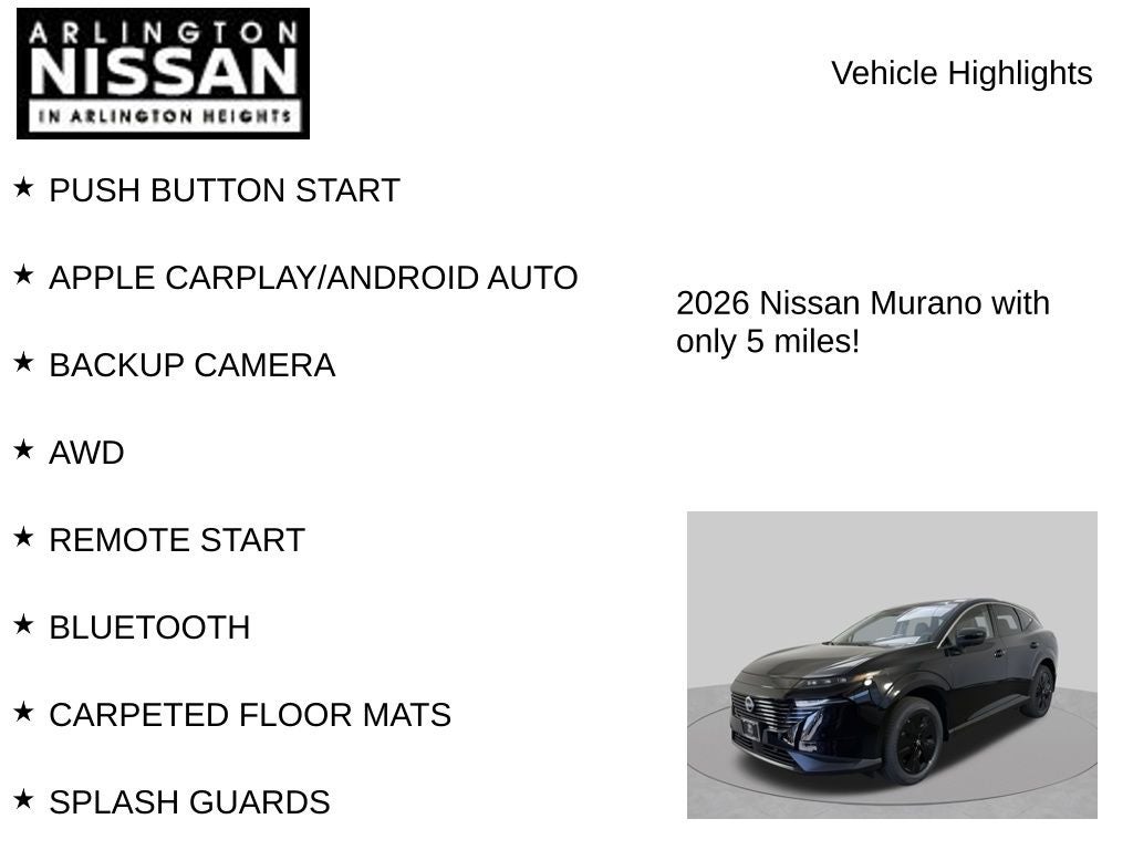 2026 Nissan Murano SV
