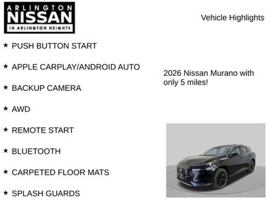 2026 Nissan Murano SV