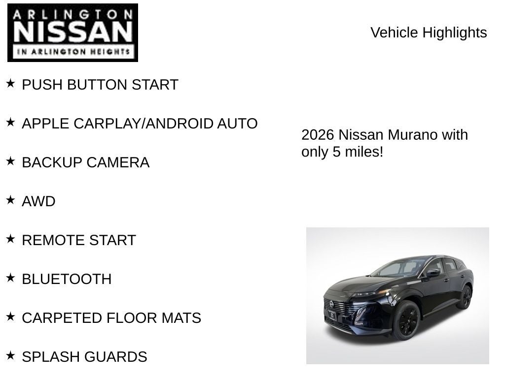 2026 Nissan Murano SV