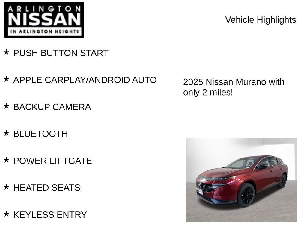 2025 Nissan Murano SV