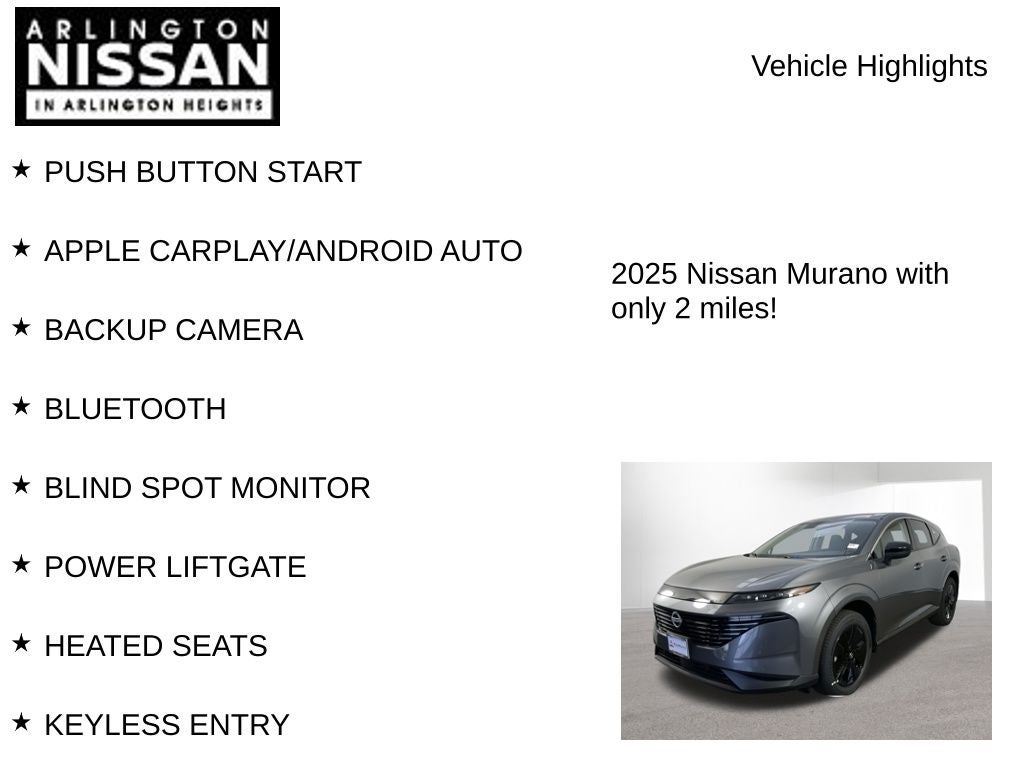 2025 Nissan Murano SV