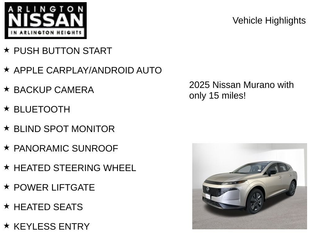 2025 Nissan Murano SL