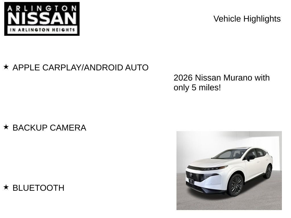 2026 Nissan Murano SL