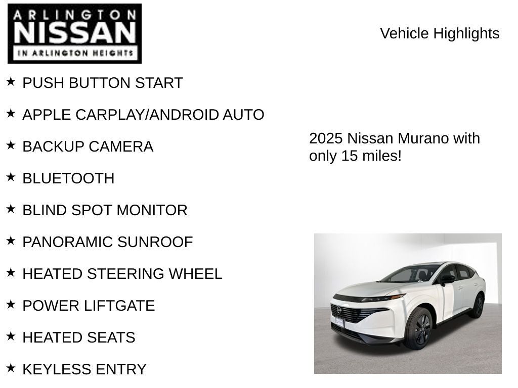 2025 Nissan Murano SL