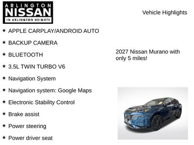 2027 Nissan Murano Platinum
