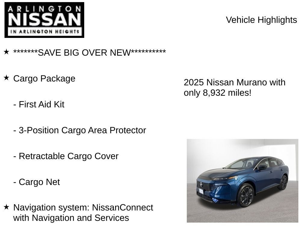 2025 Nissan Murano Platinum