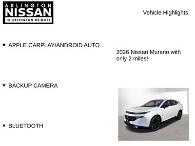 2026 Nissan Murano Platinum