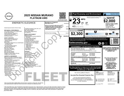 2025 Nissan Murano Platinum
