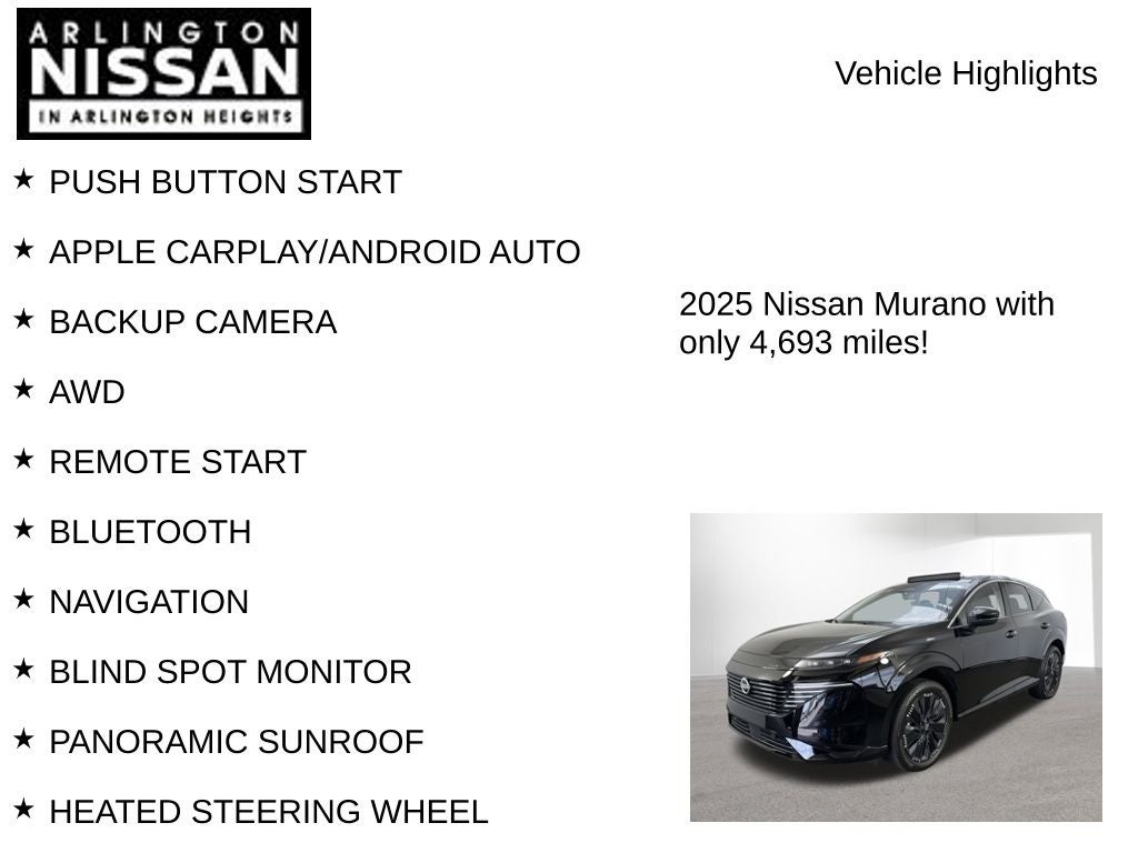 2025 Nissan Murano Platinum