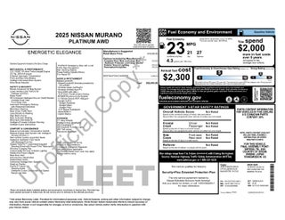 2025 Nissan Murano Platinum