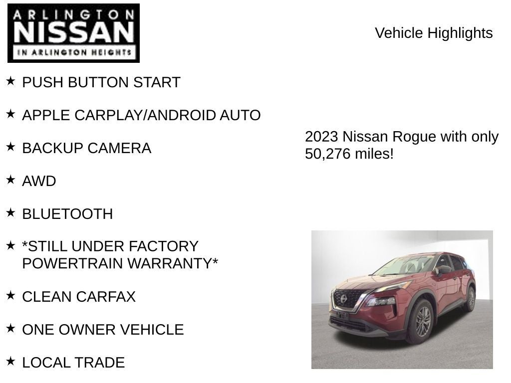 2023 Nissan Rogue S