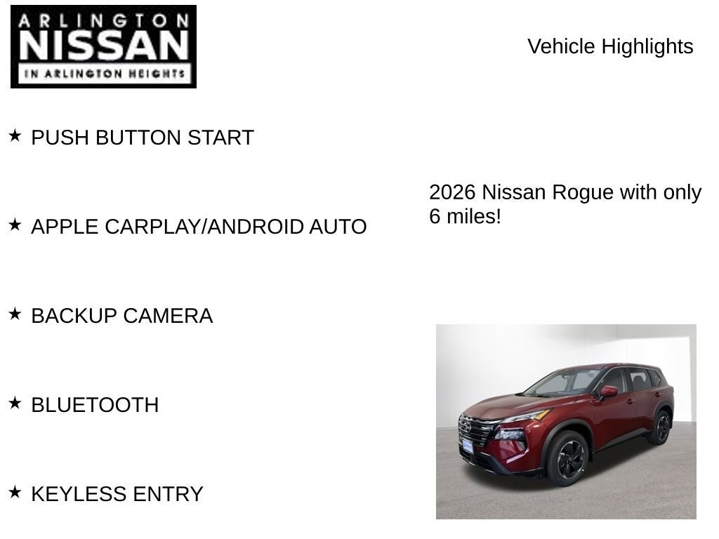 2026 Nissan Rogue SV