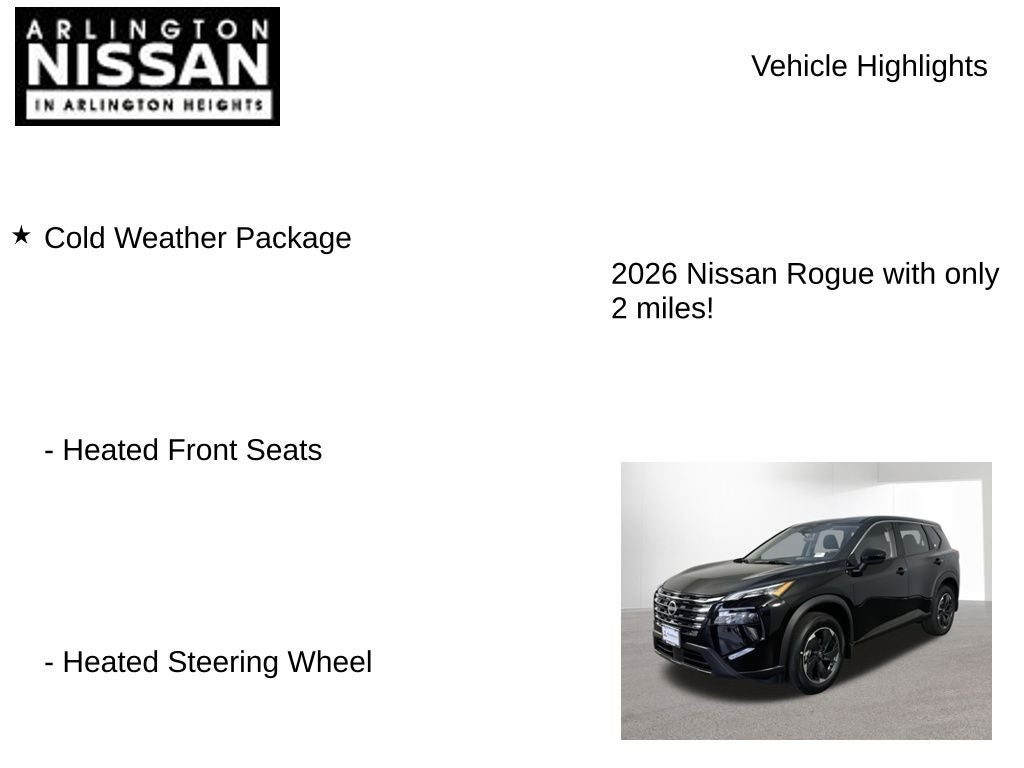 2026 Nissan Rogue SV