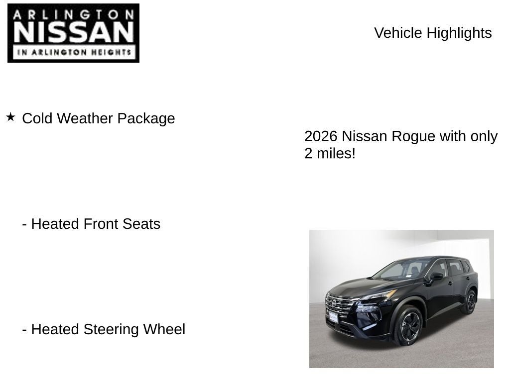 2026 Nissan Rogue SV