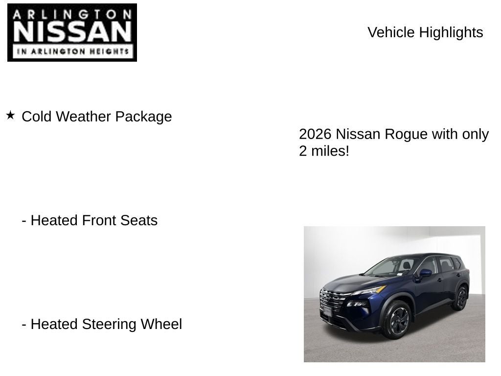 2026 Nissan Rogue SV