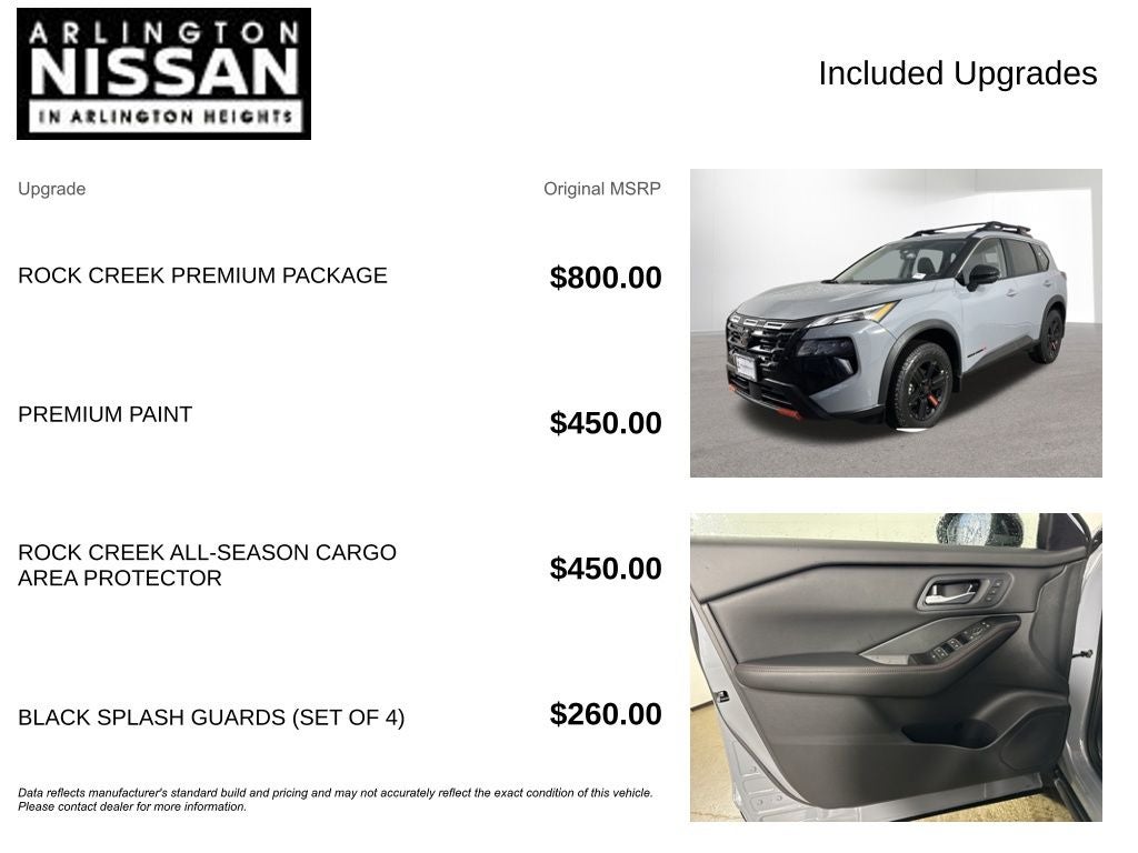 2026 Nissan Rogue Rock Creek