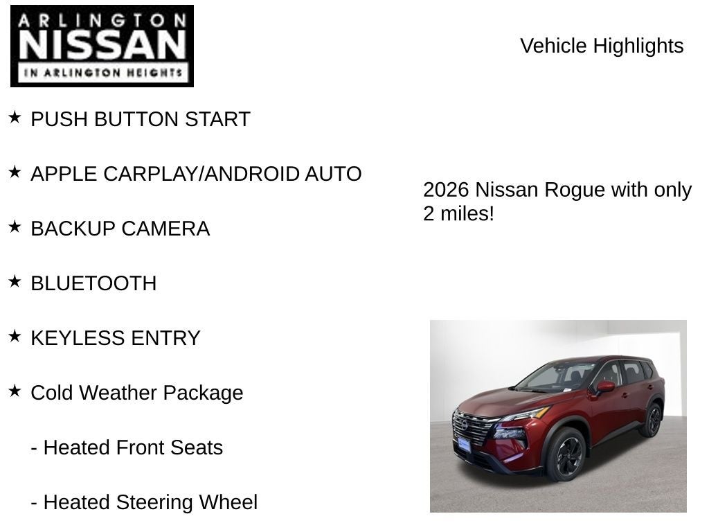 2026 Nissan Rogue SV