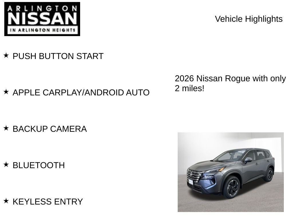 2026 Nissan Rogue SV