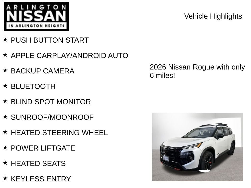 2026 Nissan Rogue Rock Creek