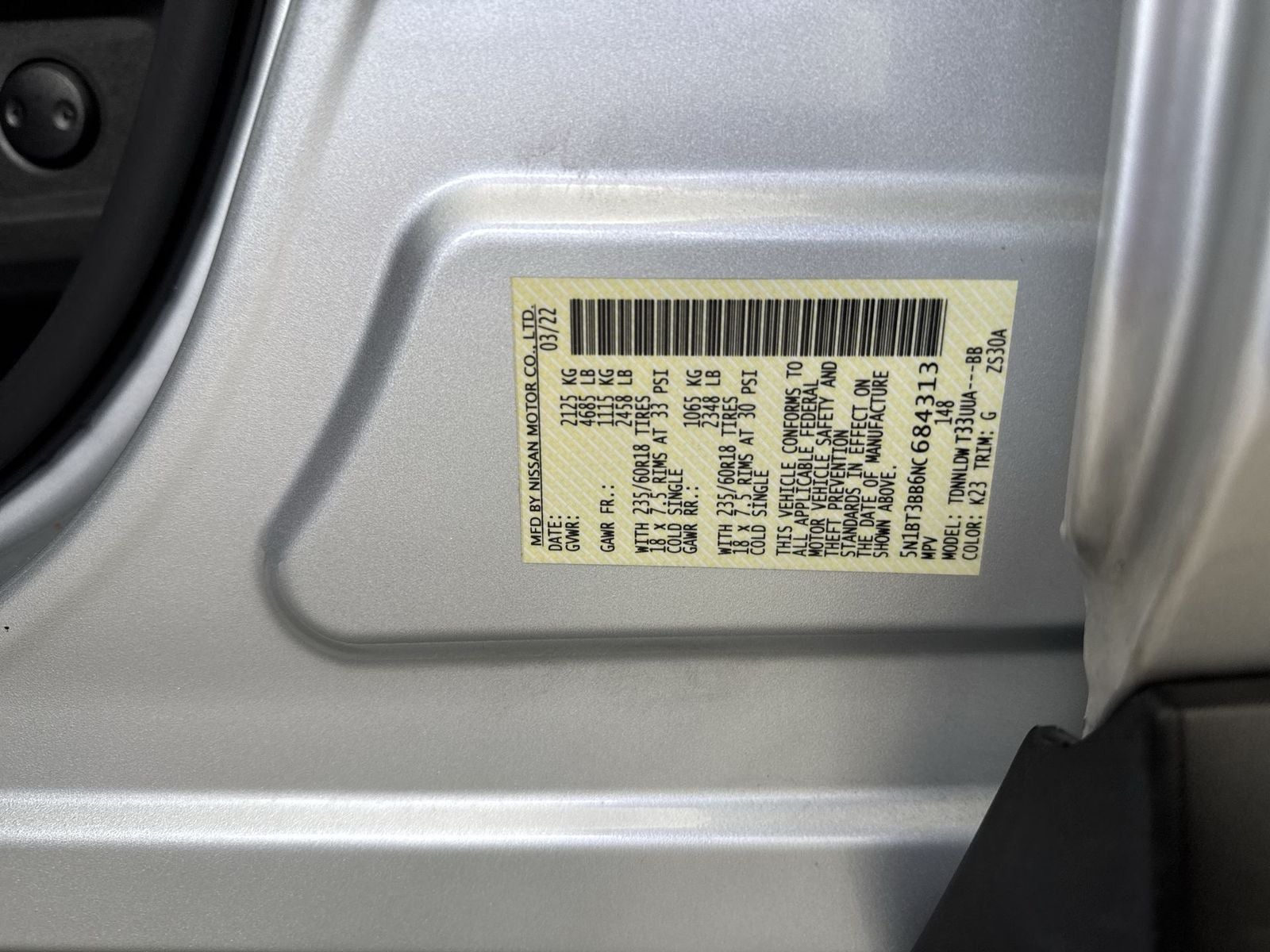 2022 Nissan Rogue SV