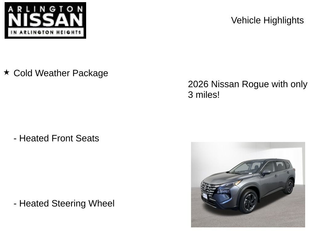 2026 Nissan Rogue SV