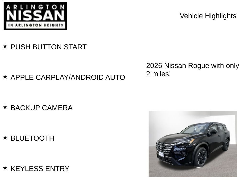 2026 Nissan Rogue SV
