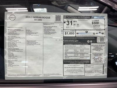 2026 Nissan Rogue SV