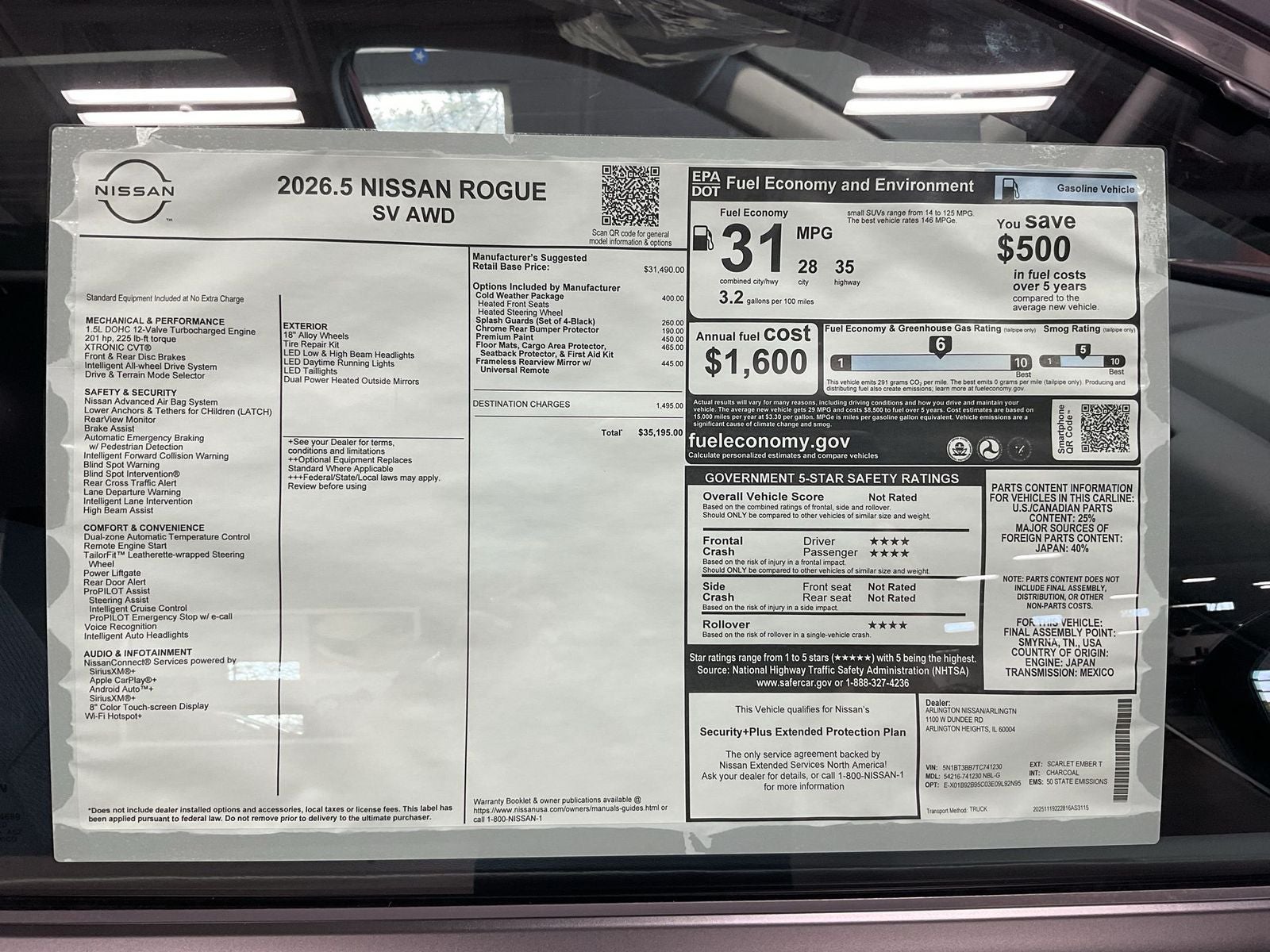 2026 Nissan Rogue SV