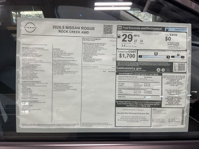 2026 Nissan Rogue Rock Creek