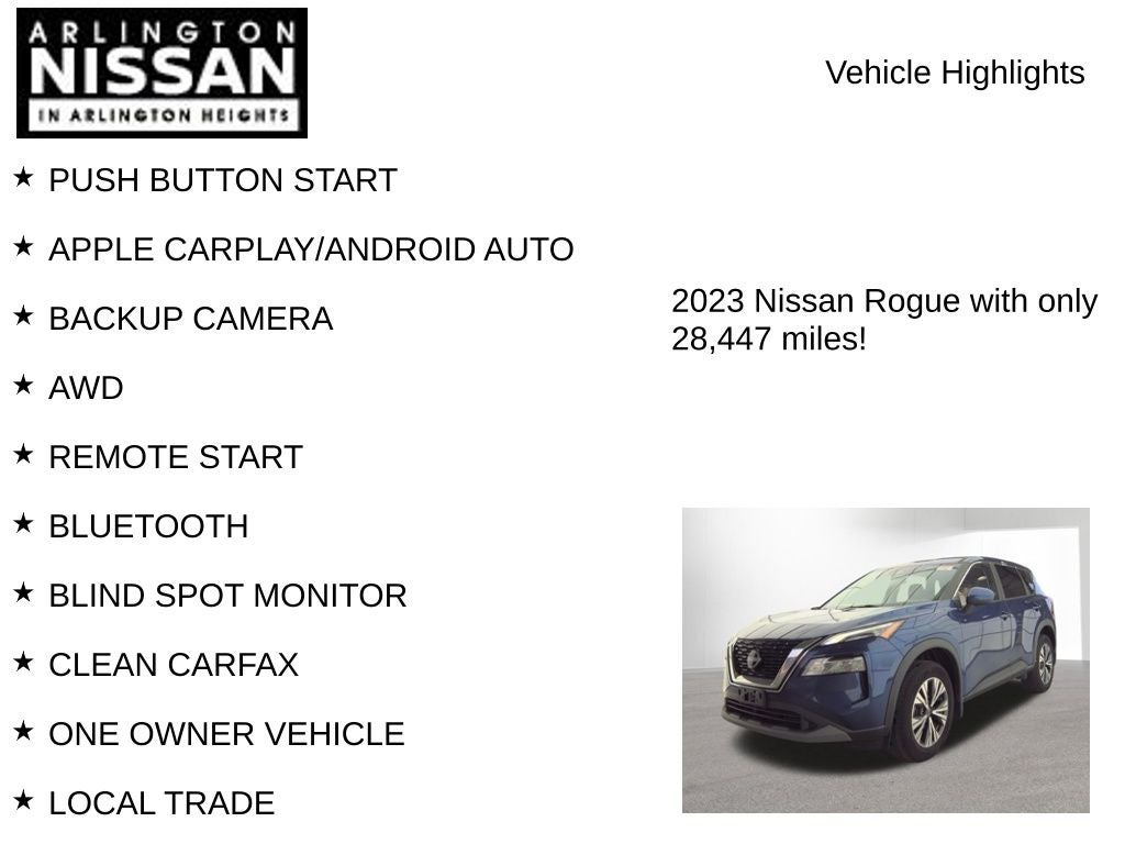 2023 Nissan Rogue SV