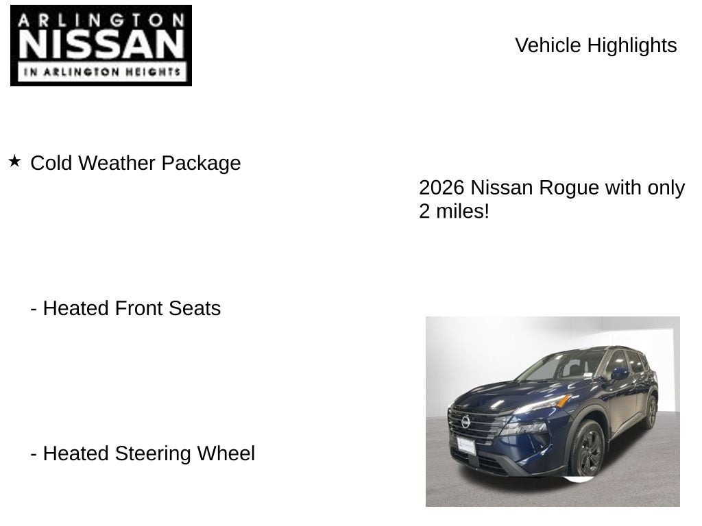 2026 Nissan Rogue SV