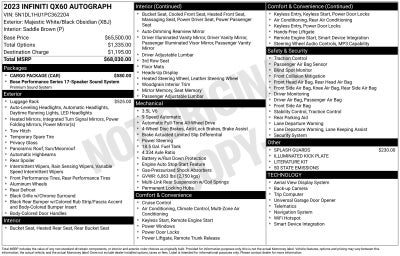2023 INFINITI QX60 Autograph