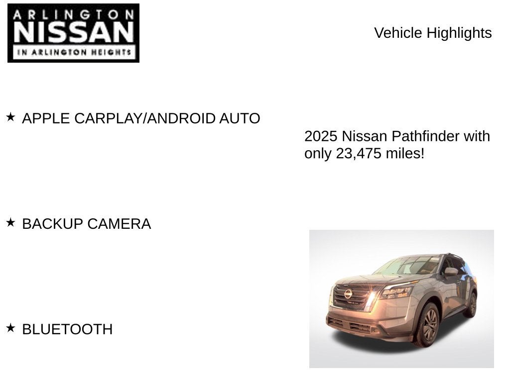 2025 Nissan Pathfinder SV