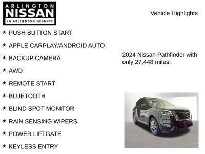 2024 Nissan Pathfinder SV