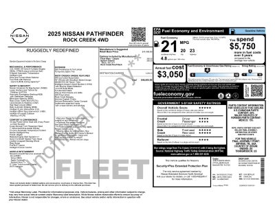 2025 Nissan Pathfinder Rock Creek