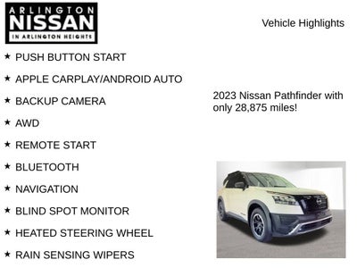 2023 Nissan Pathfinder Rock Creek