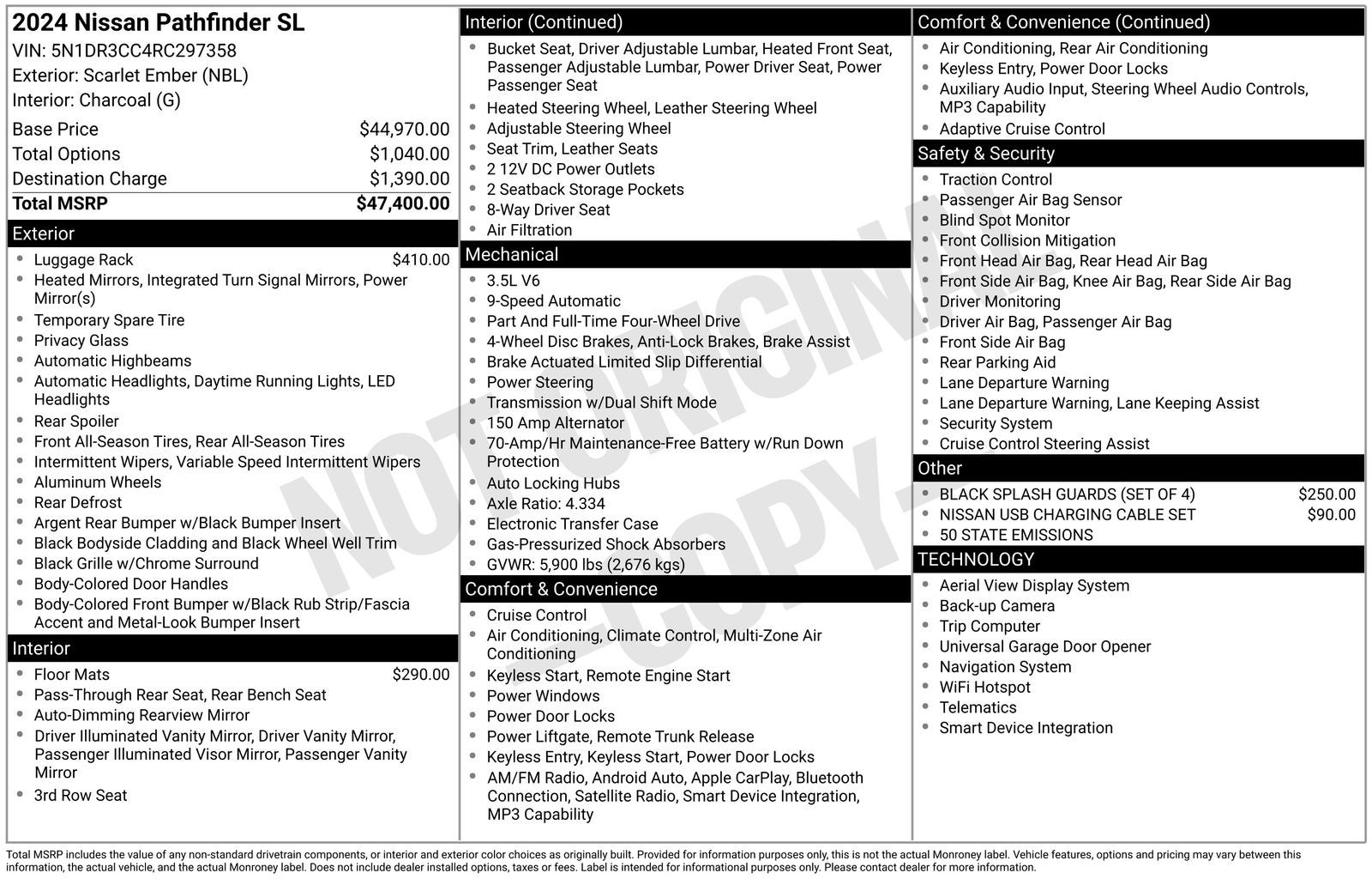 2024 Nissan Pathfinder SL