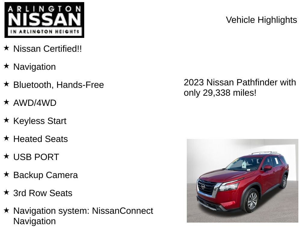 2023 Nissan Pathfinder SL
