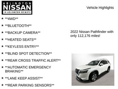 2022 Nissan Pathfinder SL 4WD