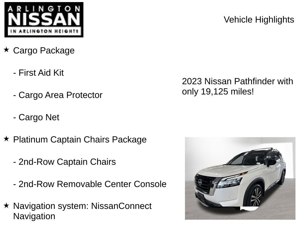 2023 Nissan Pathfinder Platinum
