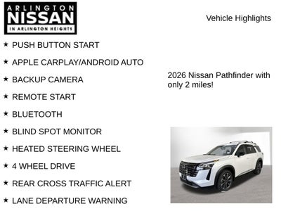 2026 Nissan Pathfinder Platinum