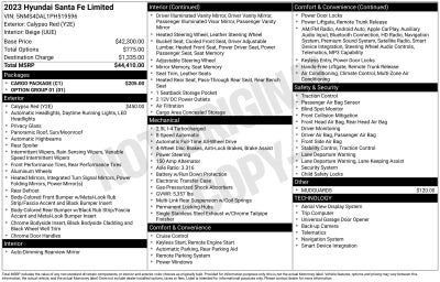 2023 Hyundai Santa Fe Limited