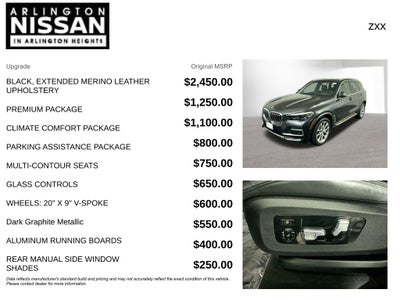 2022 BMW X5 xDrive40i Premium Package