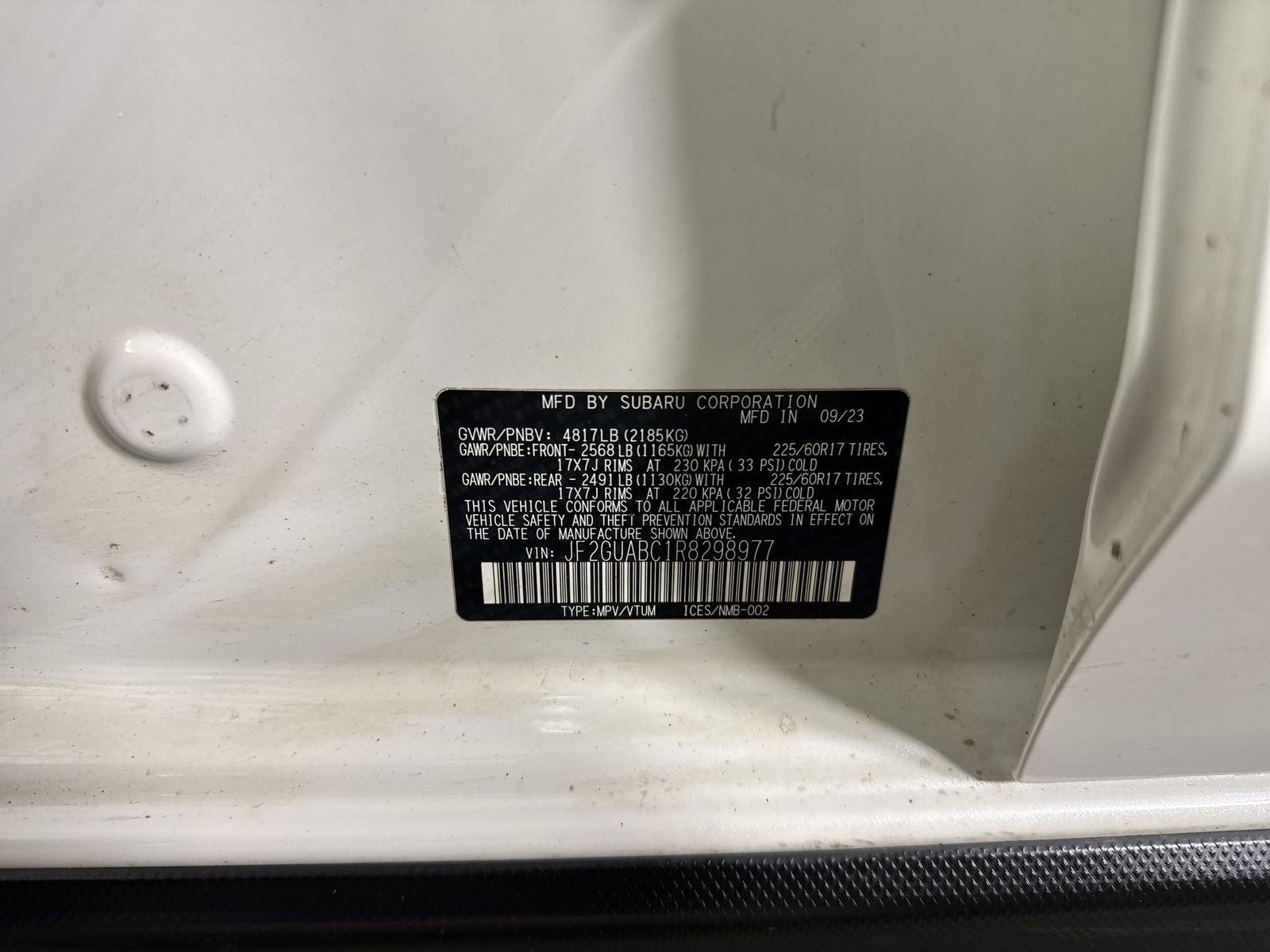 2024 Subaru Crosstrek Base