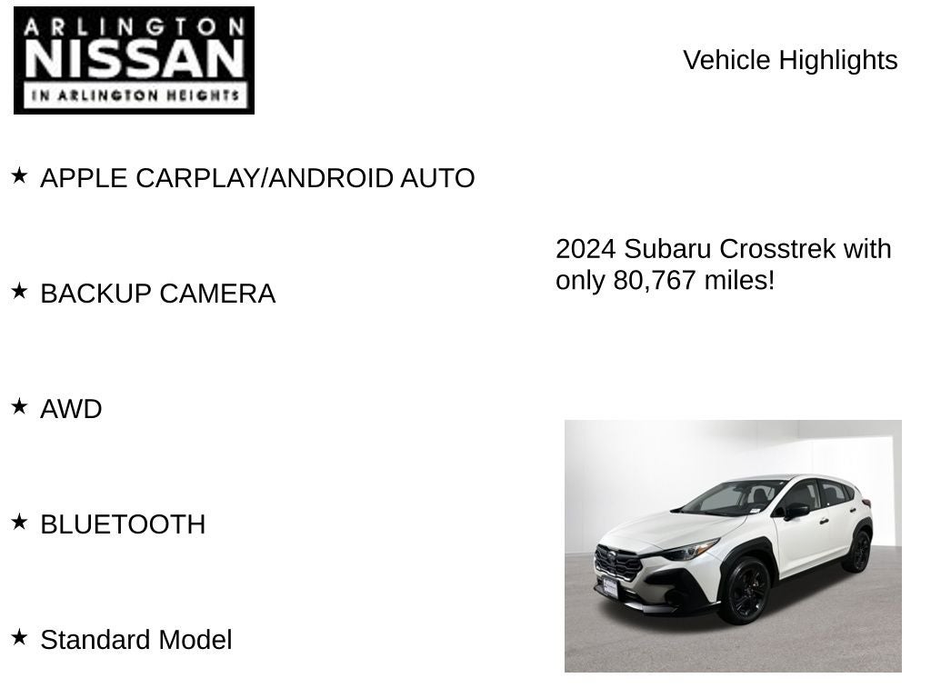 2024 Subaru Crosstrek Base