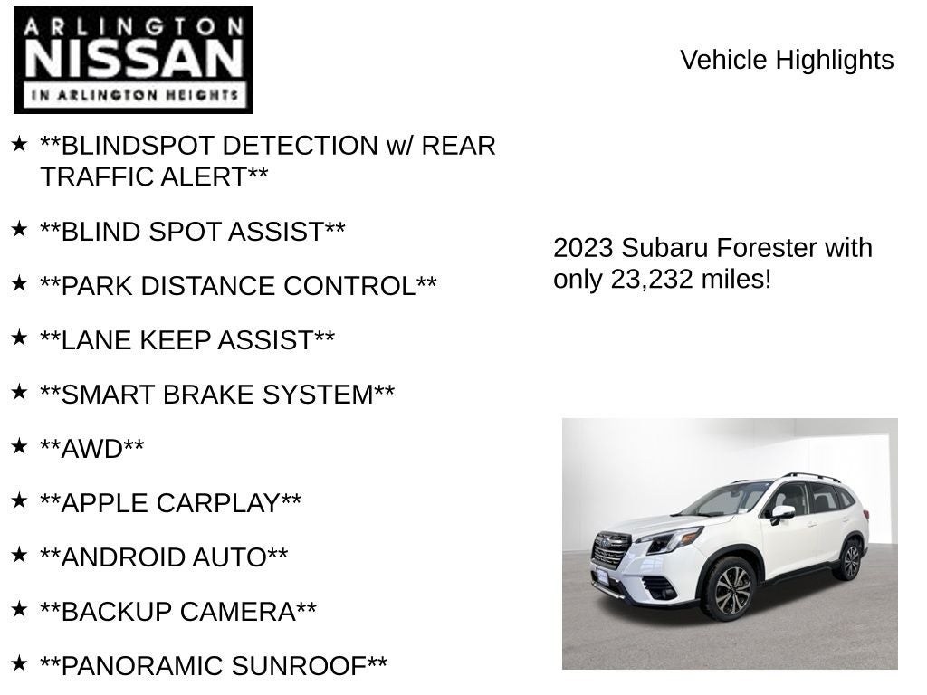 2023 Subaru Forester Limited