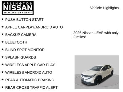 2026 Nissan Leaf S+