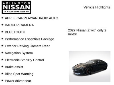 2027 Nissan Z Performance
