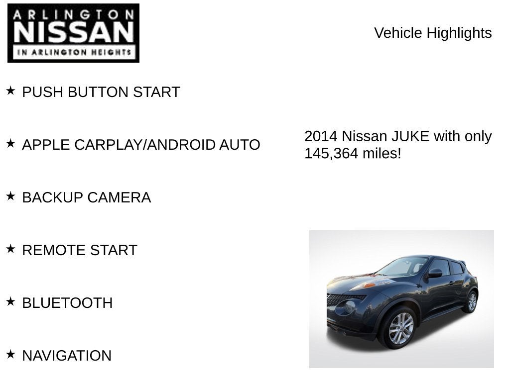 2014 Nissan Juke SL