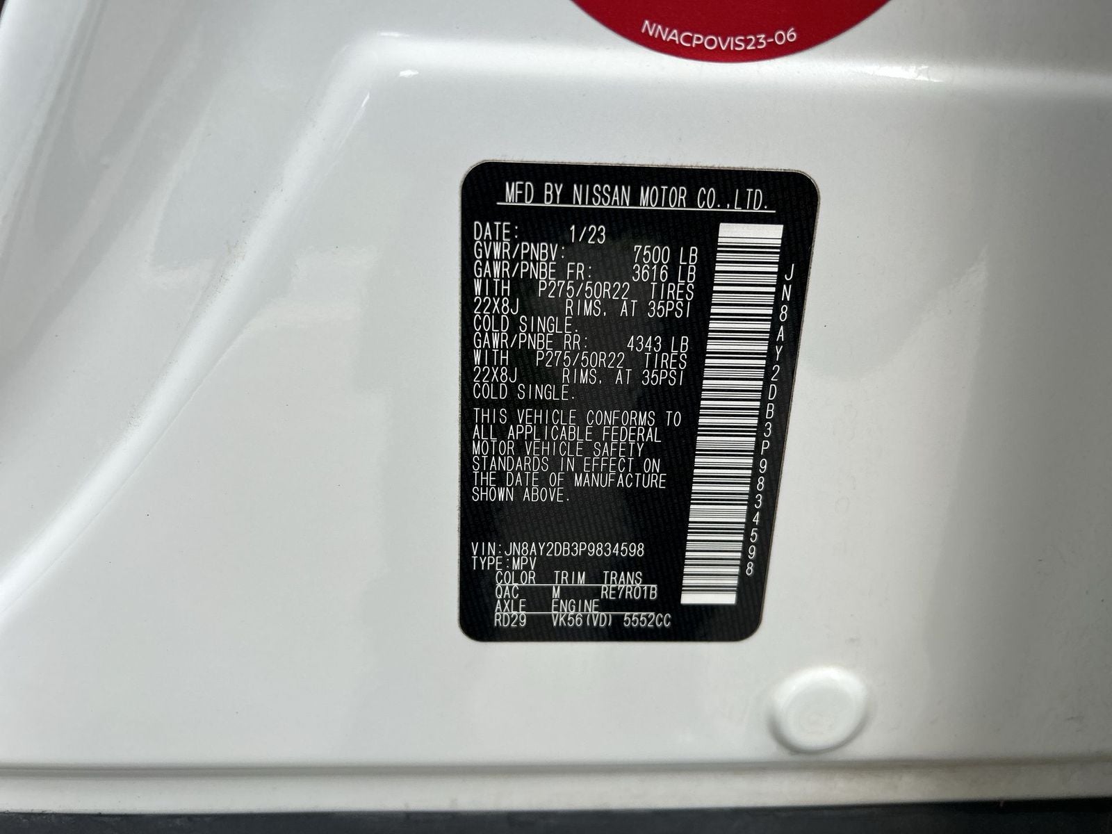 2023 Nissan Armada Platinum